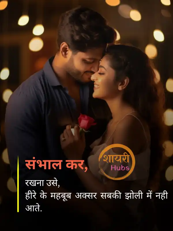 romantic love shayari in hindi