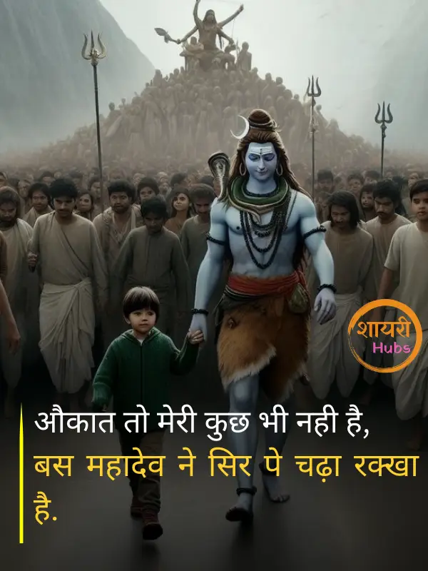 mahadev shayari in hindi