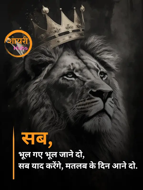 Instagram attitude shayari