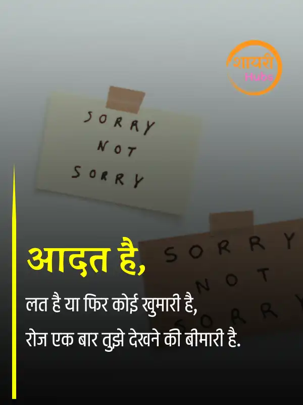 sorry shayari in hindi 