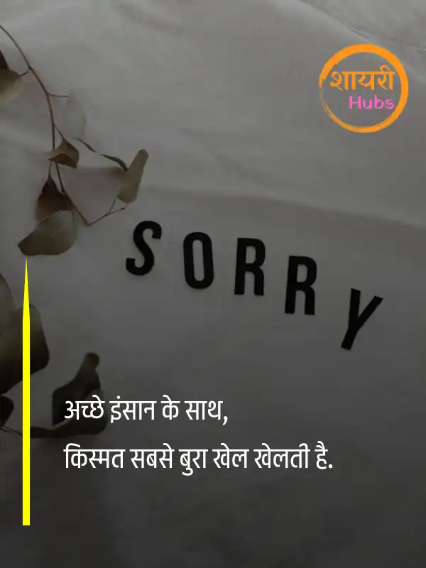 sorry shayari in hindi 