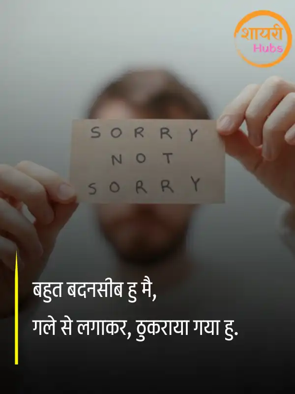 sorry shayari in hindi 